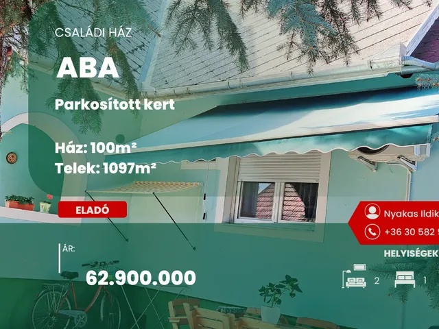 Eladó ház Aba 100 nm