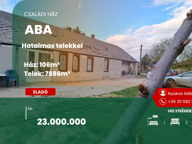 Eladó ház Aba 106 nm