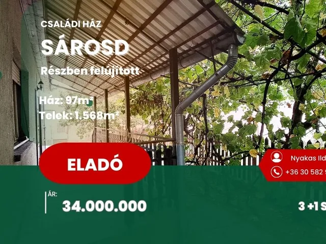 Eladó ház Sárosd 97 nm