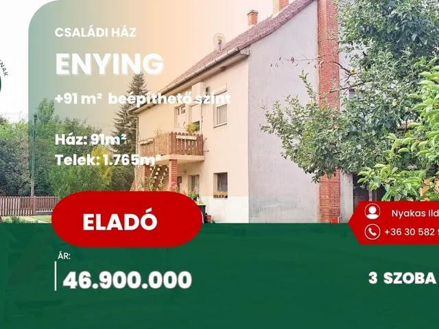 Eladó ház Enying 181 nm