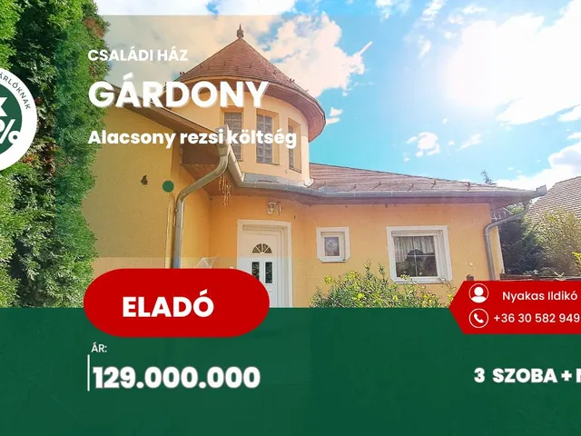 Eladó ház Gárdony 134 nm