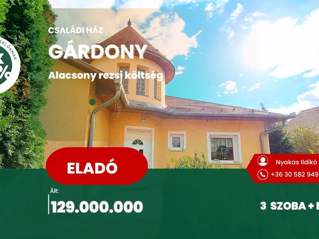 Eladó ház Gárdony 134 nm