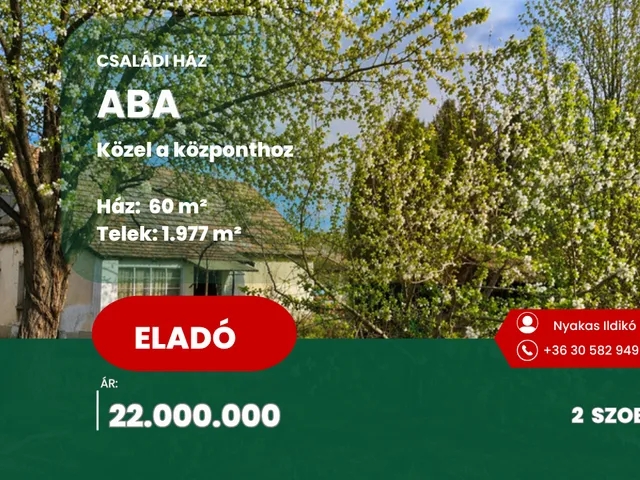 Eladó ház Aba 60 nm