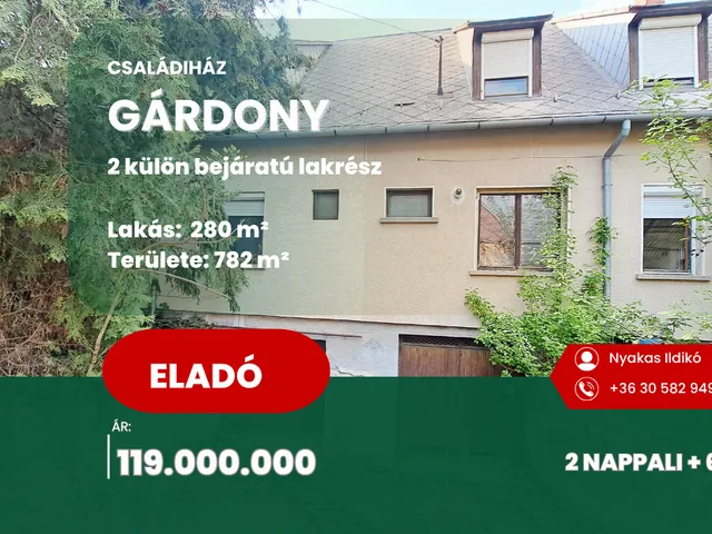 Eladó ház Gárdony 280 nm