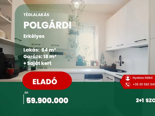 Eladó lakás Polgárdi 64 nm