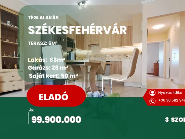 Eladó lakás Székesfehérvár, Harmatosvölgy 68 nm