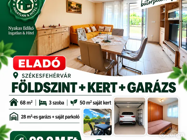 Eladó lakás Székesfehérvár, Harmatosvölgy 68 nm