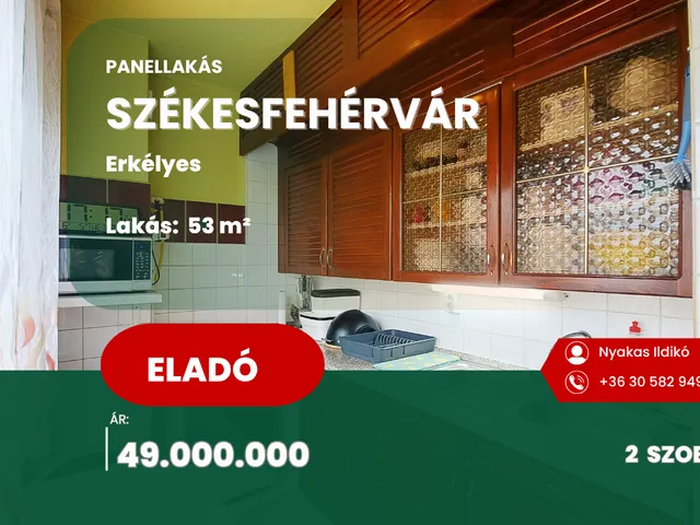 Eladó lakás Székesfehérvár 53 nm