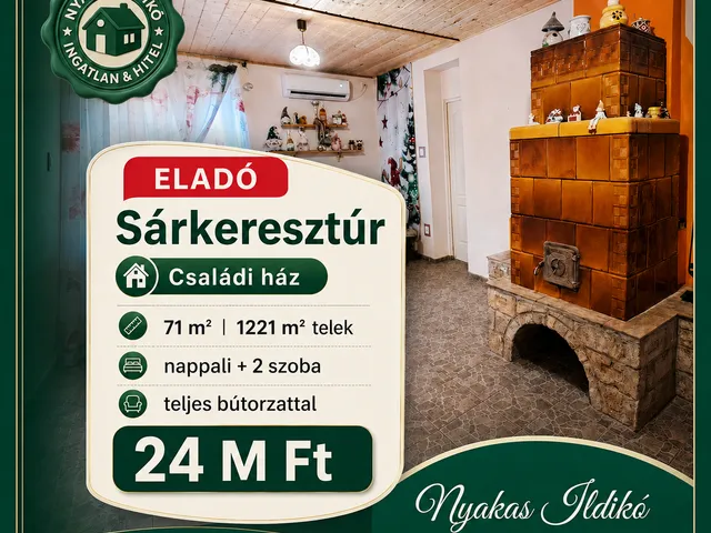 Eladó ház Sárkeresztúr 71 nm