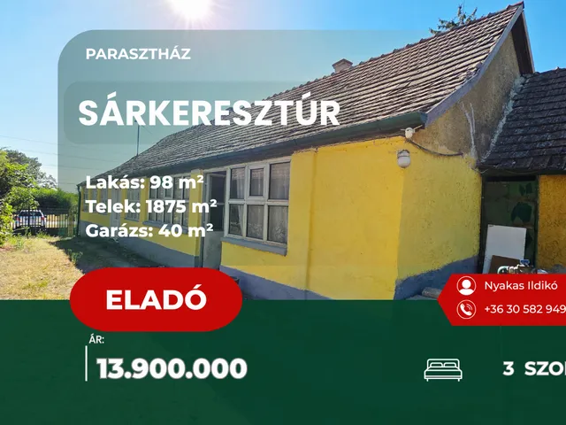 Eladó ház Sárkeresztúr 98 nm