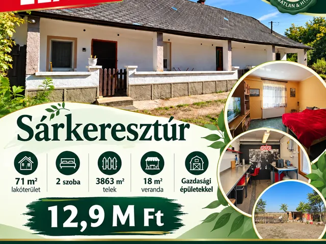 Eladó ház Sárkeresztúr 71 nm