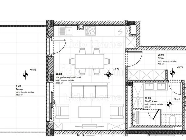 Eladó lakás Siófok, Balatonszéplak 82 nm