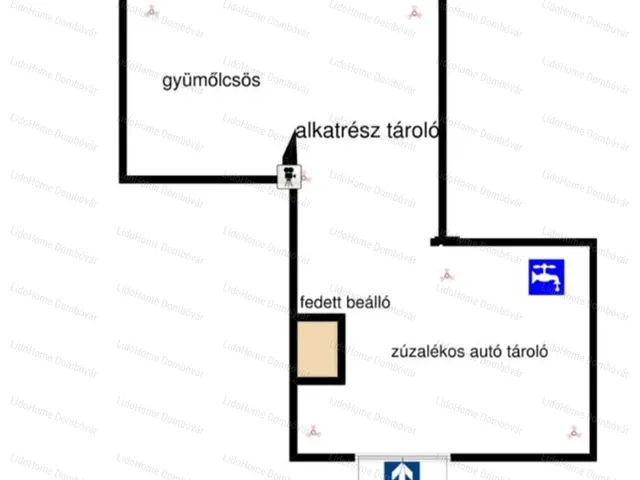 Eladó kereskedelmi és ipari ingatlan Sásd 1 nm