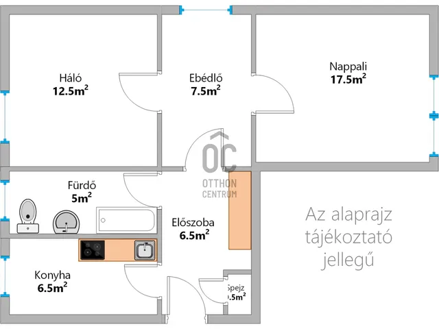 Eladó lakás Budapest X. kerület, Óhegy 56 nm