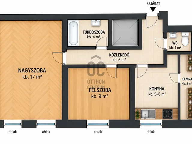 Eladó lakás Budapest XIV. kerület, Istvánmező 43 nm