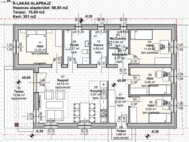 Eladó ház Kiskunlacháza 99 nm