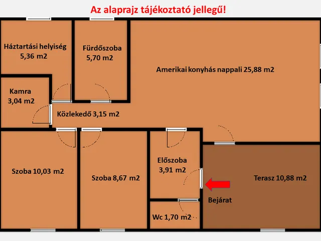 Eladó ház Majosháza 67 nm