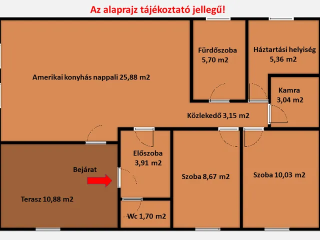 Eladó ház Majosháza 67 nm