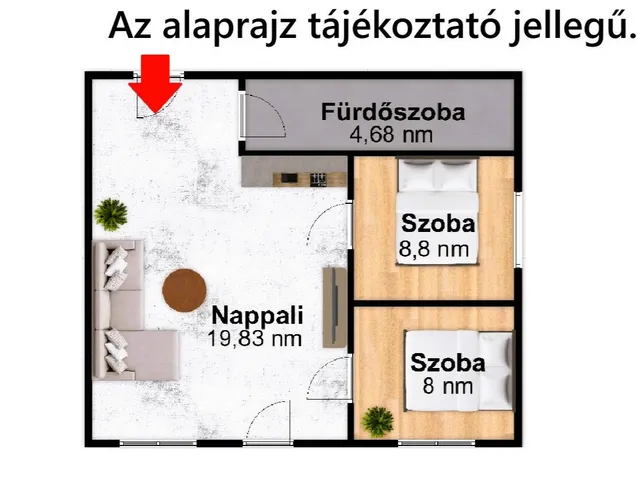 Eladó lakás Szigetszentmiklós 41 nm