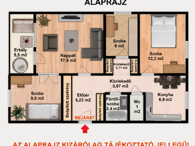 Eladó lakás Budapest XX. kerület 70 nm