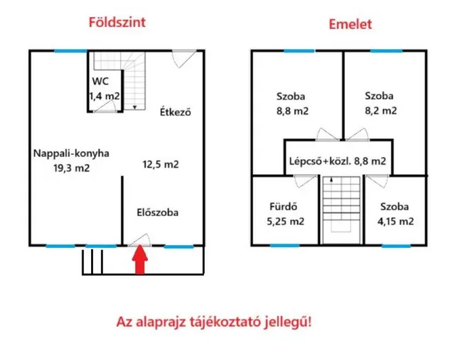 Eladó ház Szigetszentmiklós 72 nm