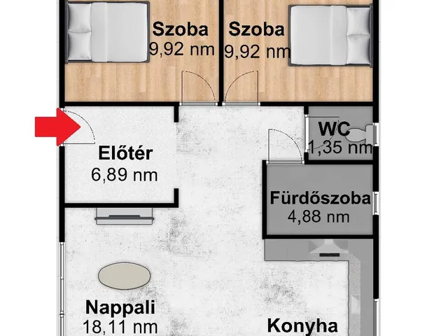 Eladó ház Szigethalom 60 nm