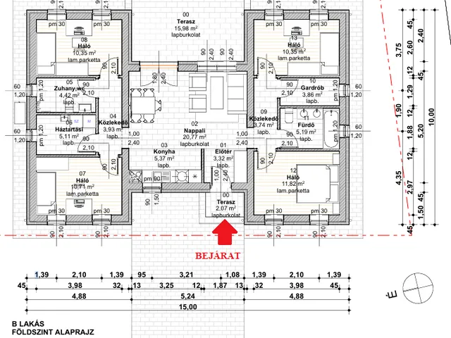 Eladó ház Kiskunlacháza 90 nm