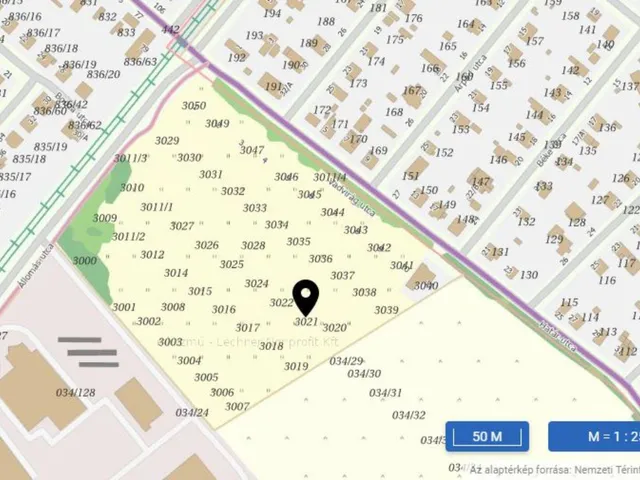 Eladó telek Tököl 677 nm