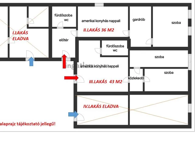 Eladó lakás Kiskunlacháza 36 nm