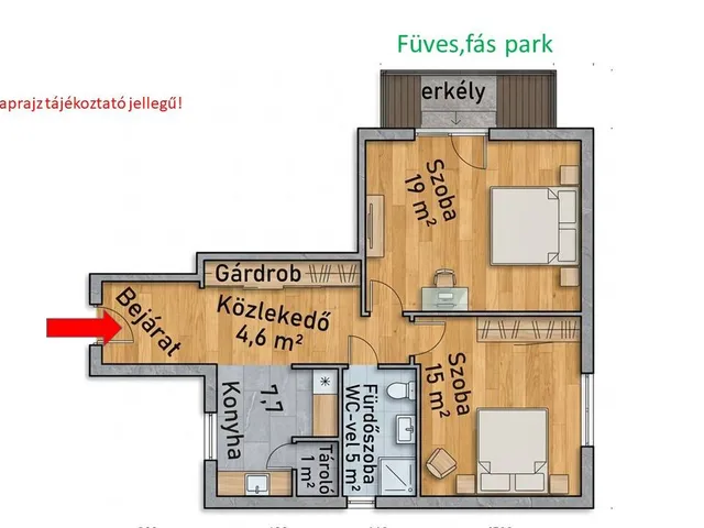 Eladó lakás Szigetszentmiklós 52 nm