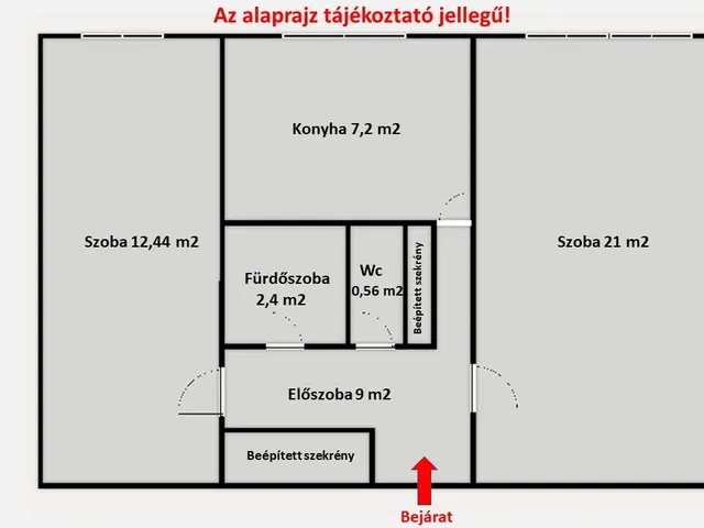 Eladó lakás Szigetszentmiklós 55 nm