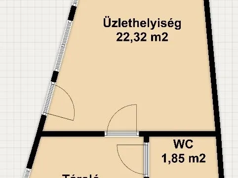 Kiadó kereskedelmi és ipari ingatlan Gödöllő 31 nm