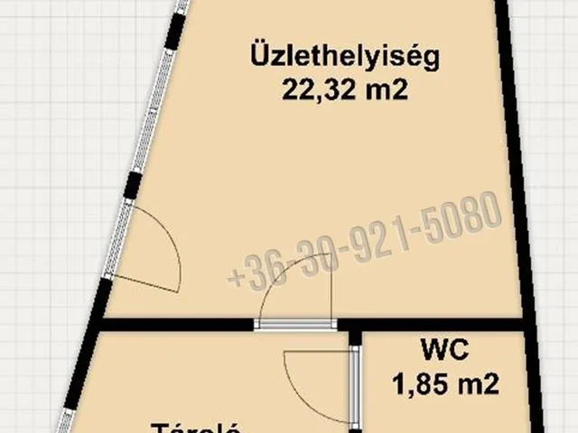 Kiadó kereskedelmi és ipari ingatlan Gödöllő, Remsey Jenő körút 31 nm