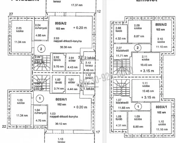 Eladó ház Vácrátót 103 nm