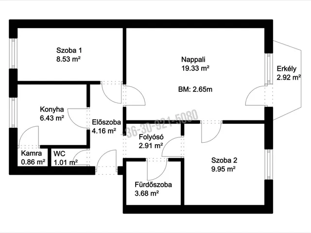 Eladó lakás Budapest XVII. kerület 61 nm