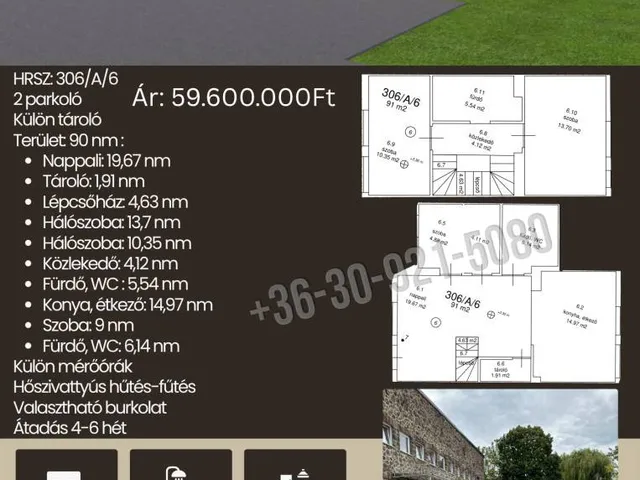 Eladó lakás Petőfibánya 90 nm