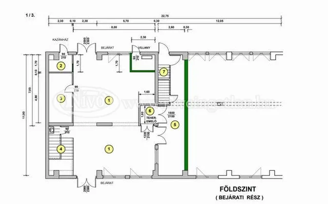 Kiadó kereskedelmi és ipari ingatlan Veszprém 616 nm