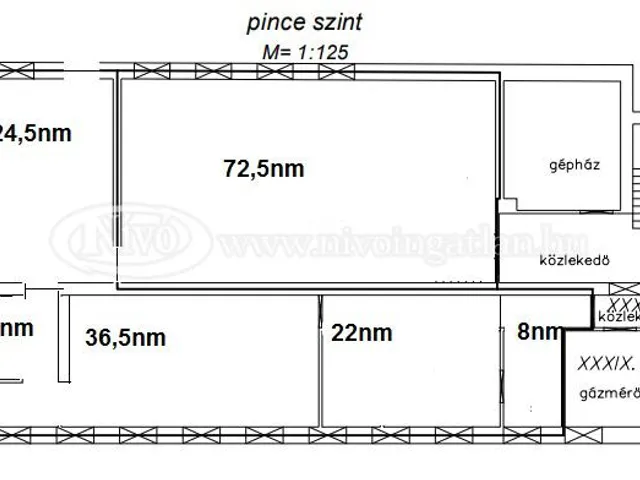 Kiadó kereskedelmi és ipari ingatlan Veszprém 169 nm