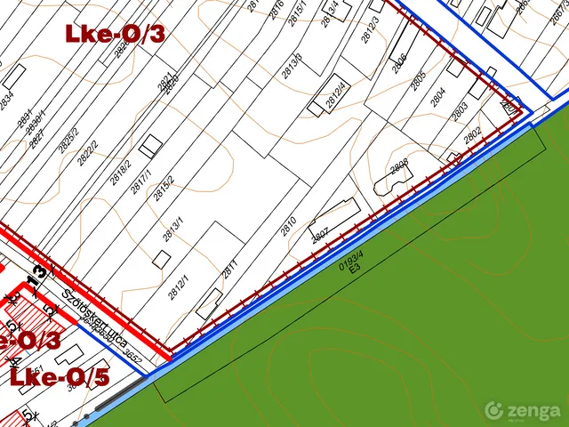 Eladó telek Üllő 1025 nm