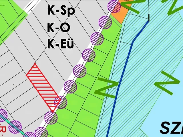 Eladó telek Alsóörs 1717 nm