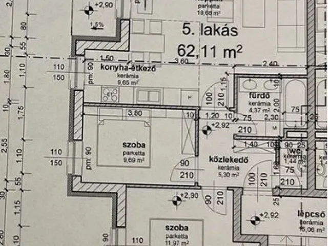 Eladó lakás Eger 62 nm