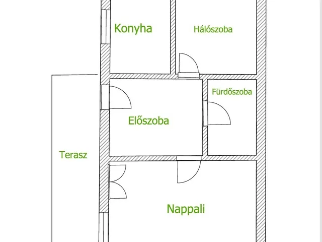 Kiadó lakás Budakalász, Ófalu, Budai út 57. 60 nm