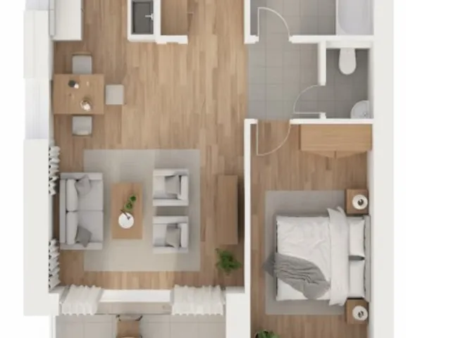 Kiadó lakás Győr, Nádorváros 56 nm