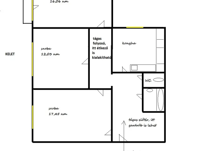 Eladó lakás Debrecen, Vénkert, Gyergyó utca 70 nm