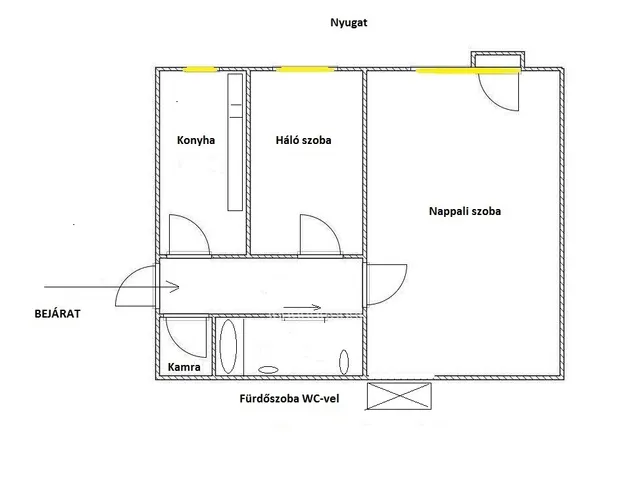 Eladó lakás Debrecen, Belváros 43 nm