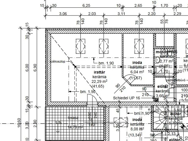 Kiadó kereskedelmi és ipari ingatlan Pákozd 67 nm