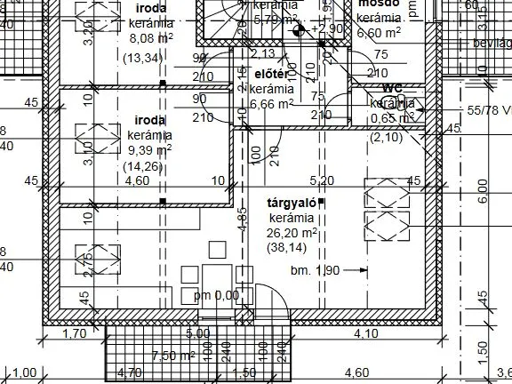 Kiadó kereskedelmi és ipari ingatlan Pákozd 83 nm