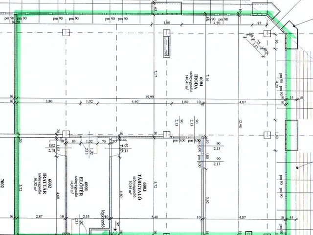 Kiadó kereskedelmi és ipari ingatlan Kecskemét, Belváros 202 nm