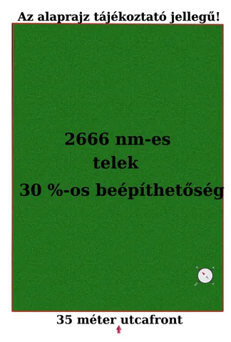 Eladó telek Monorierdő 2666 nm