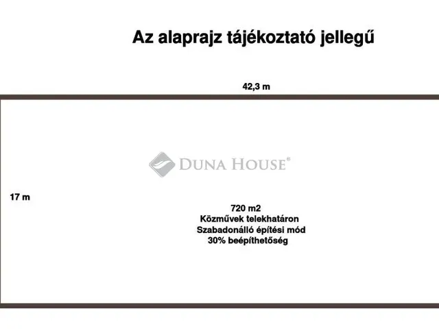 Eladó telek Szeged, Kékfestő utca 720 nm